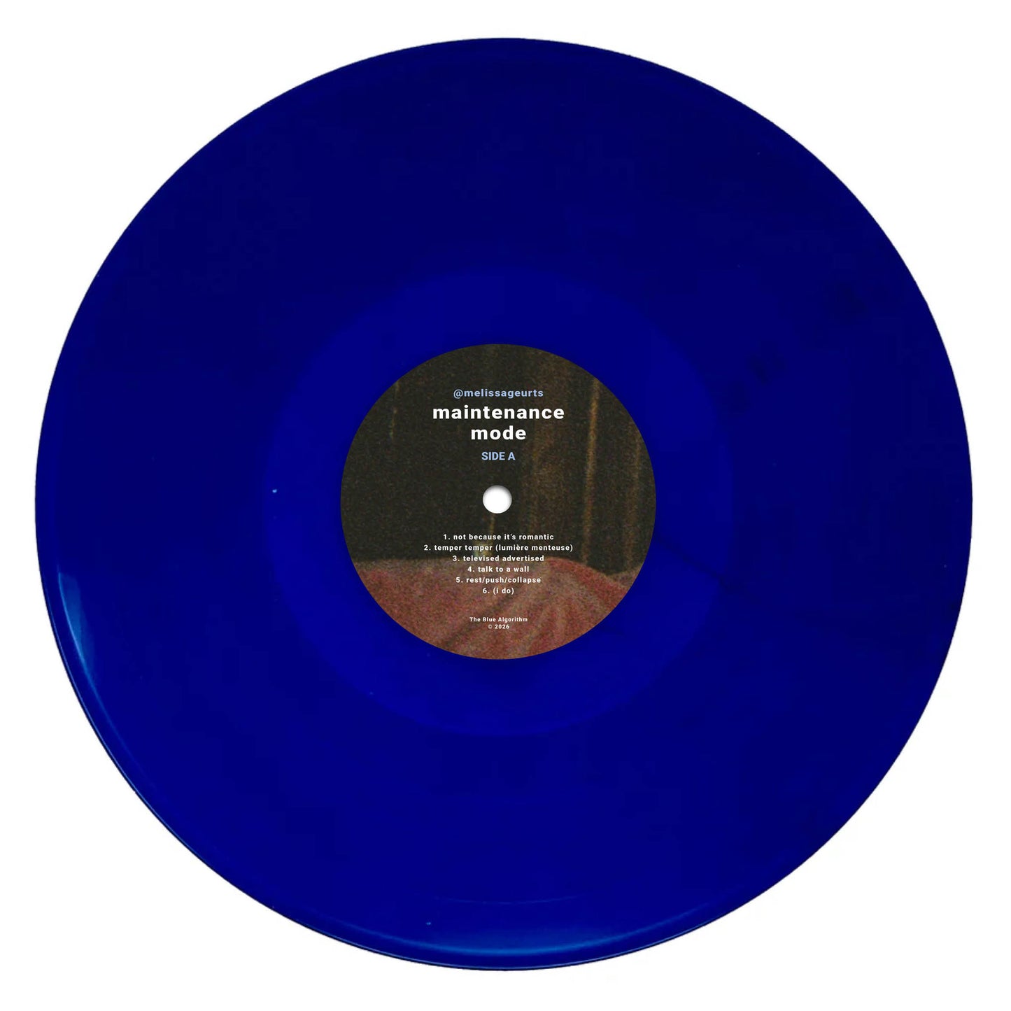 maintenance mode — Limited Edition Cobalt Blue Vinyl (Signed & Numbered)